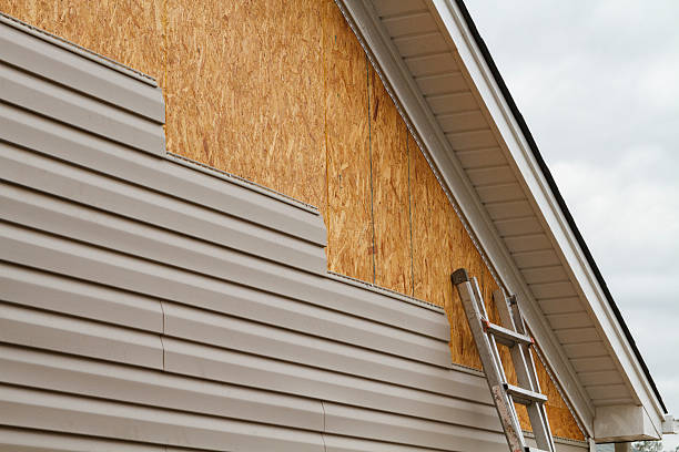 Professional Vinyl Siding technician working in Etlan, VA